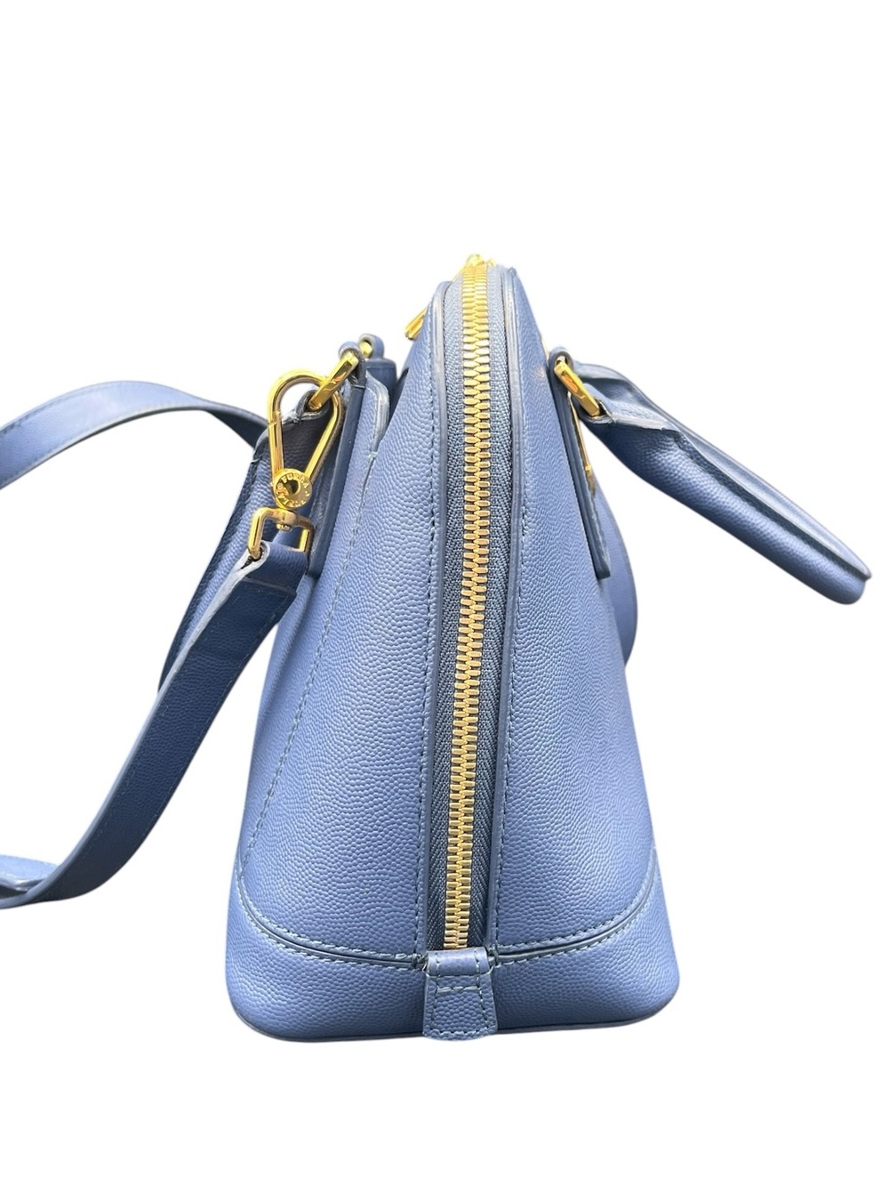 Furla Top Handle Crossbody Structured Handbag in Periwinkle - Picture 2 of 6